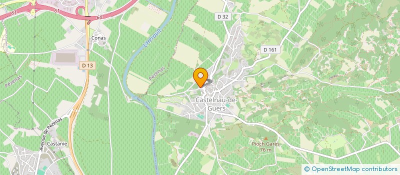 localisation de l'entreprise MADAME BEATRICE CARON  CASTELNAU-DE-GUERS