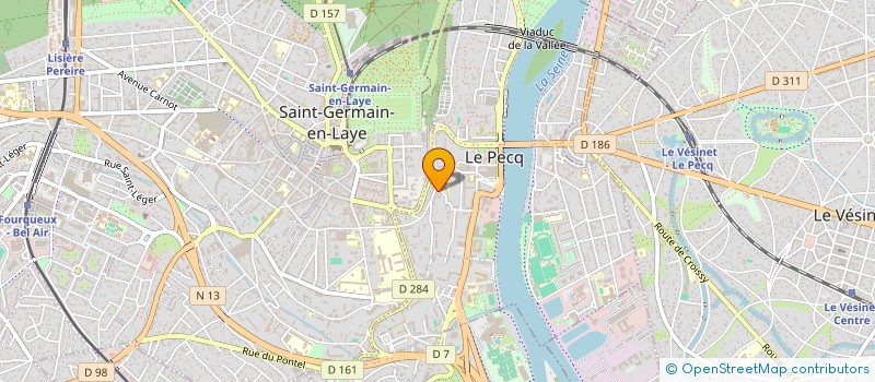 localisation de l'entreprise MADAME BEATRICE CARON  LE PECQ