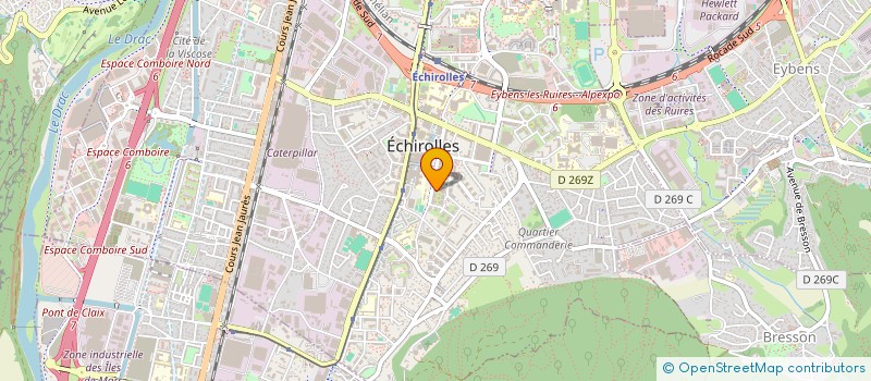 localisation de l'entreprise MADAME BEATRICE CARPENTIER à ECHIROLLES