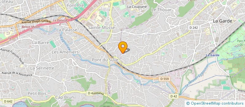 localisation de l'entreprise MADAME BEATRICE CARROT  LA GARDE