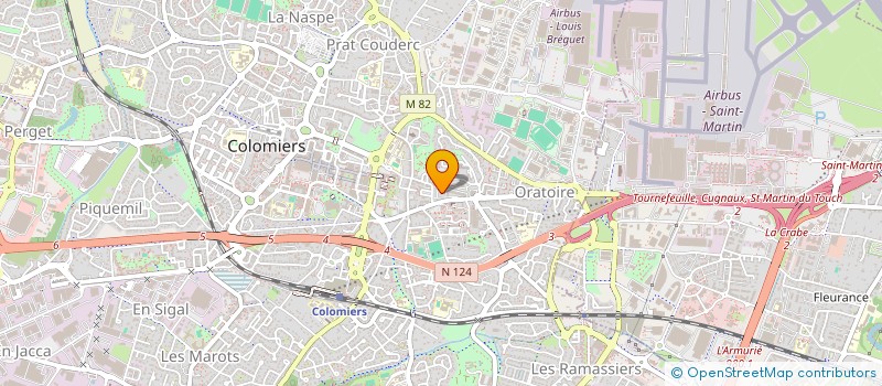 localisation de l'entreprise MADAME BEATRICE CASSAN à COLOMIERS