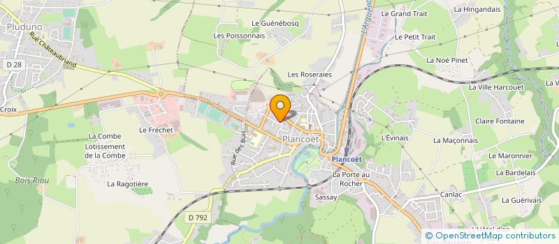 localisation de l'entreprise MADAME BEATRICE CATHERINE HERRERA  PLANCOET