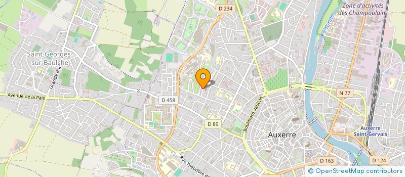 localisation de l'entreprise MADAME BEATRICE CAUMON à AUXERRE