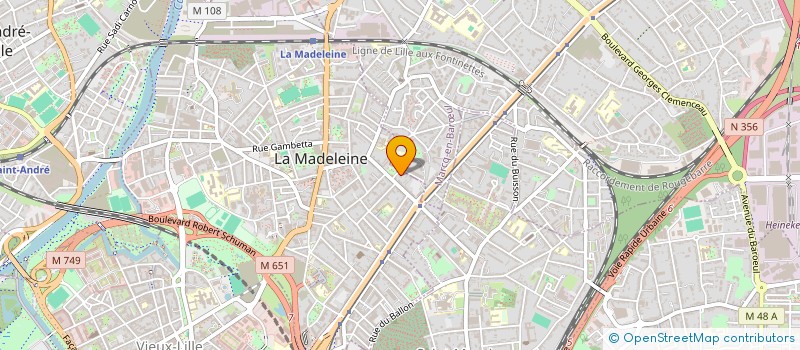 localisation de l'entreprise MADAME BEATRICE CAVESTRI à LA MADELEINE