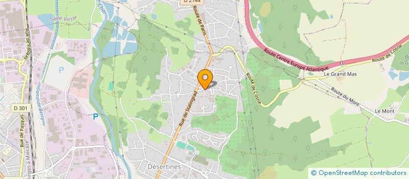 localisation de l'entreprise MADAME BEATRICE CELESTE  DESERTINES