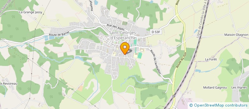 localisation de l'entreprise MADAME BEATRICE CHAMBRILLON  SAINT-GEORGES-D'ESPERANCHE