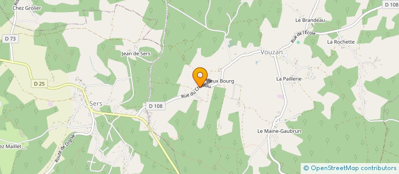 localisation de l'entreprise MADAME BEATRICE CHAMOULAUD à FOUQUEBRUNE