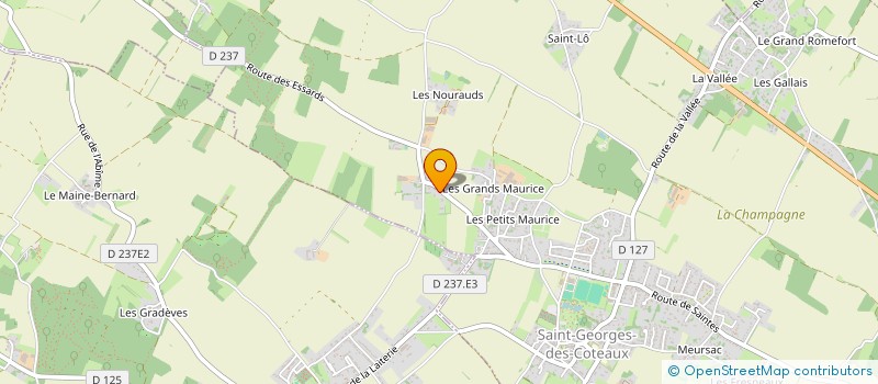 localisation de l'entreprise MADAME BEATRICE CHANTALOU  SAINT-GEORGES-DES-COTEAUX