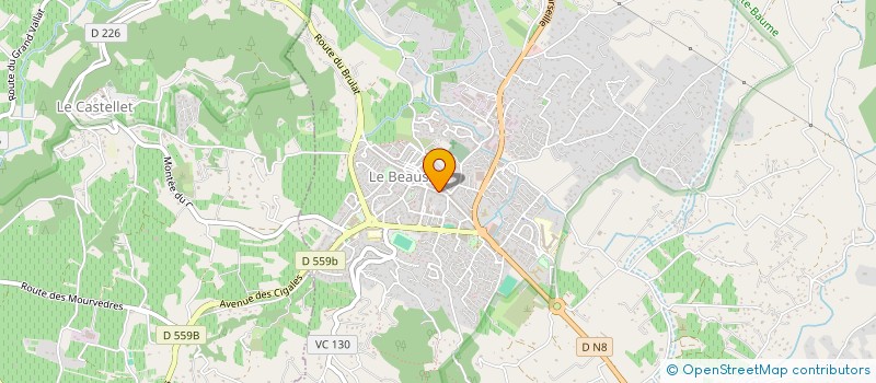 localisation de l'entreprise MADAME BEATRICE CHAPUIS-COURTIAL  LA CIOTAT