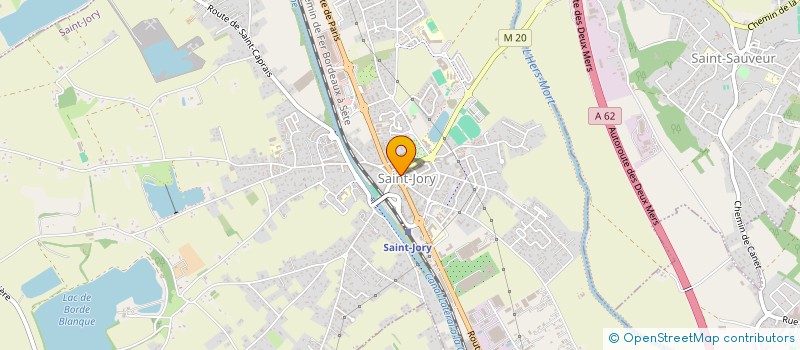 localisation de l'entreprise MADAME BEATRICE CHATRENET-ROGUET  SAINT-JORY