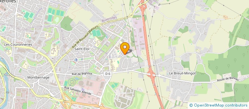 localisation de l'entreprise MADAME BEATRICE CHAUSSEBOURG à POITIERS