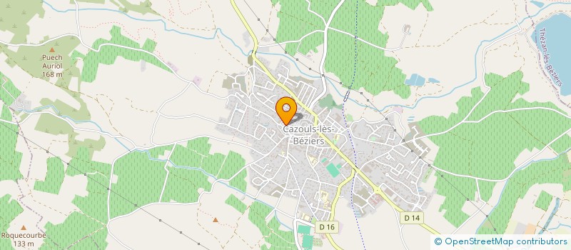 localisation de l'entreprise MADAME BEATRICE CHAVARDEZ  CAZOULS-LES-BEZIERS