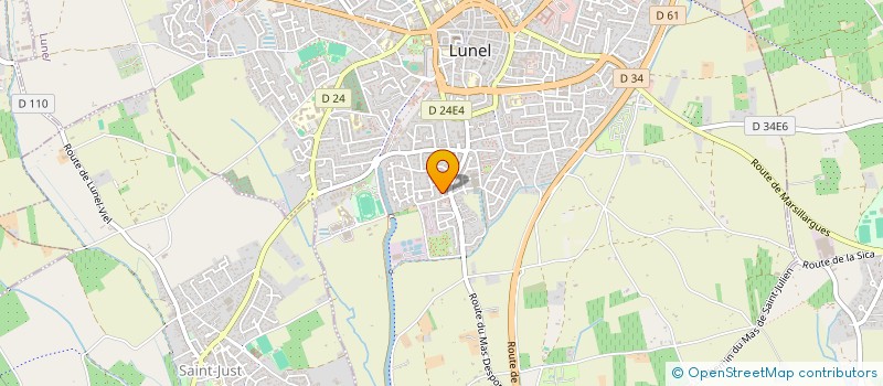 localisation de l'entreprise MADAME BEATRICE CHIROUSE  LUNEL