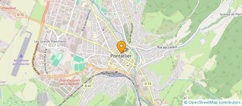localisation de l'entreprise MADAME BEATRICE CHOISNE à PONTARLIER