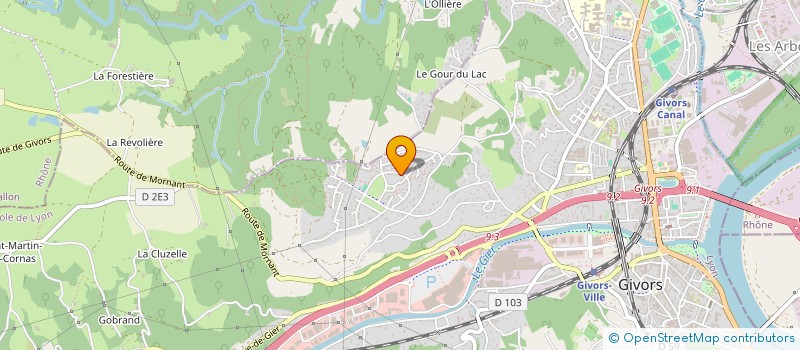 localisation de l'entreprise MADAME BEATRICE CHOMARAT  GIVORS