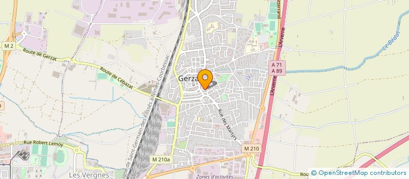 localisation de l'entreprise MADAME BEATRICE CHOSSON à GERZAT