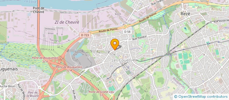 localisation de l'entreprise MADAME BEATRICE CHOSSON  BOUGUENAIS