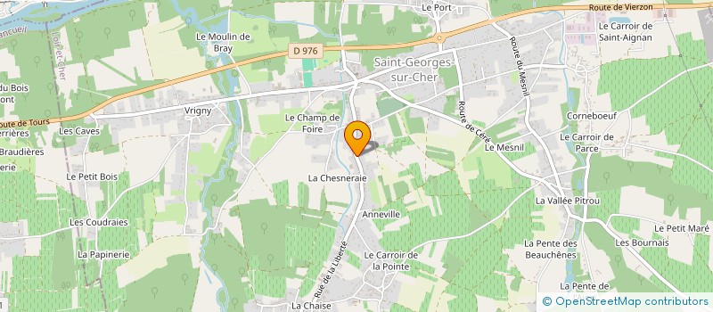 localisation de l'entreprise MADAME BEATRICE CHRETIEN  SAINT-GEORGES-SUR-CHER