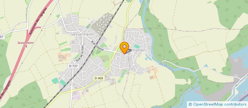 localisation de l'entreprise MADAME BEATRICE-CHRISTINE CIMA  SESSENHEIM