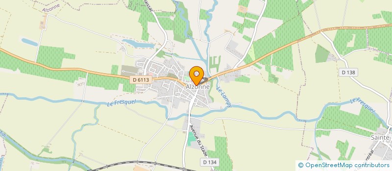 localisation de l'entreprise MADAME BEATRICE CLERGUE  ALZONNE