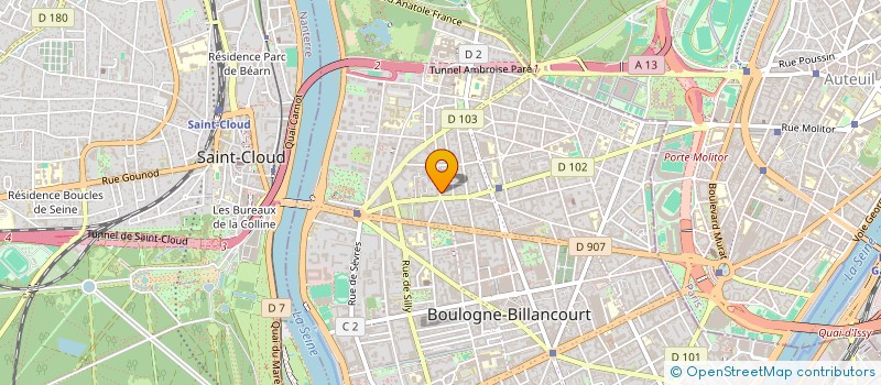 localisation de l'entreprise MADAME BEATRICE CLICQUOT DE MENTQUE à BOULOGNE-BILLANCOURT