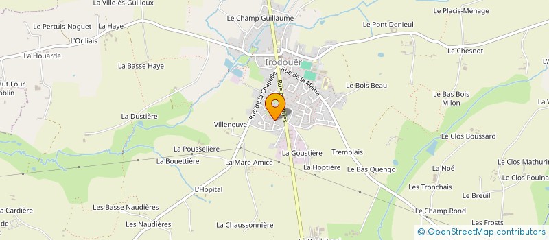 localisation de l'entreprise MADAME BEATRICE COCONNIER  IRODOUER