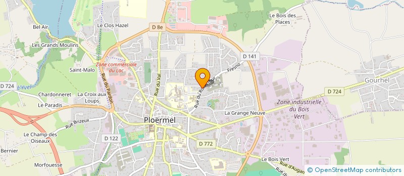 localisation de l'entreprise MADAME BEATRICE CODINAS  PLOERMEL