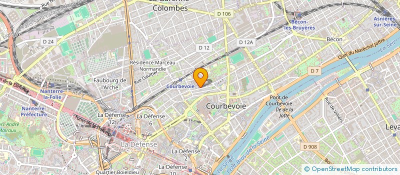 localisation de l'entreprise MADAME BEATRICE COLIN à COURBEVOIE