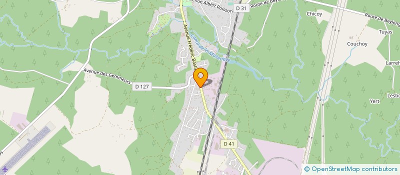 localisation de l'entreprise MADAME BEATRICE COMET  RION-DES-LANDES