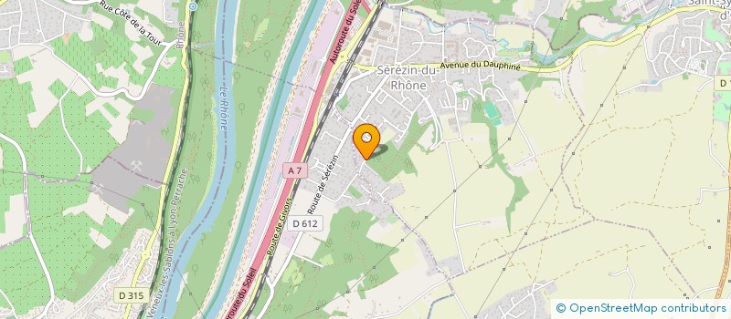 localisation de l'entreprise MADAME BEATRICE CORNILLON  SEREZIN-DU-RHONE