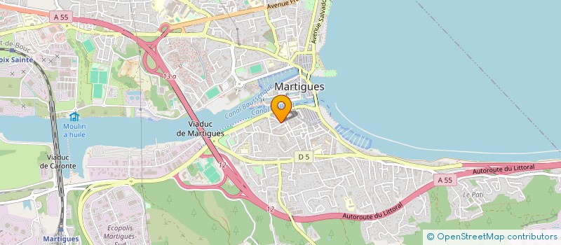 localisation de l'entreprise MADAME BEATRICE CORTES  MARTIGUES