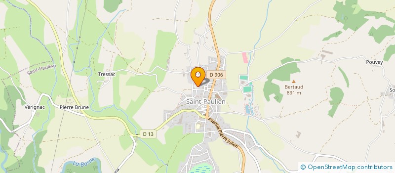 localisation de l'entreprise MADAME BEATRICE CORTIAL  SAINT-PAULIEN