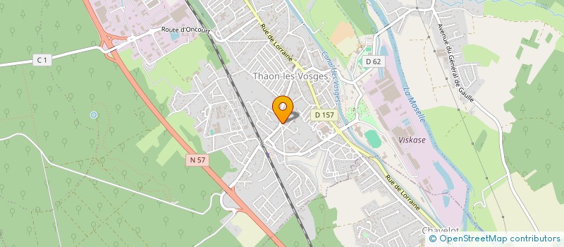 localisation de l'entreprise MADAME BEATRICE COSSERAT  THAON-LES-VOSGES