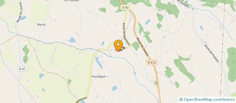 localisation de l'entreprise MADAME BEATRICE COSTES  MONTDRAGON