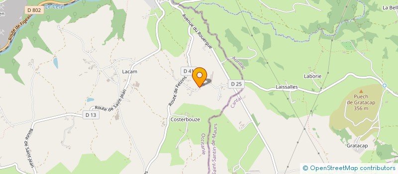 localisation de l'entreprise MADAME BEATRICE COUCHARRIERE  BAGNAC-SUR-CELE