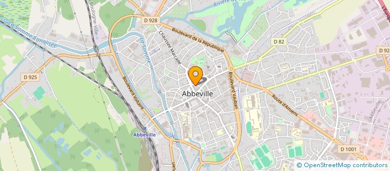 localisation de l'entreprise MADAME BEATRICE COULON à ABBEVILLE