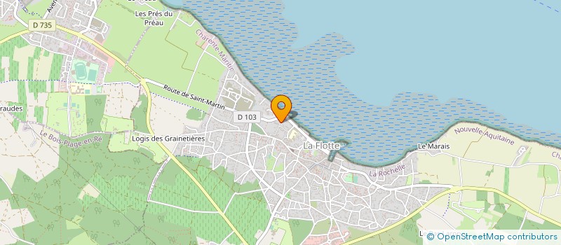 localisation de l'entreprise MADAME BEATRICE COURTIN  LA FLOTTE