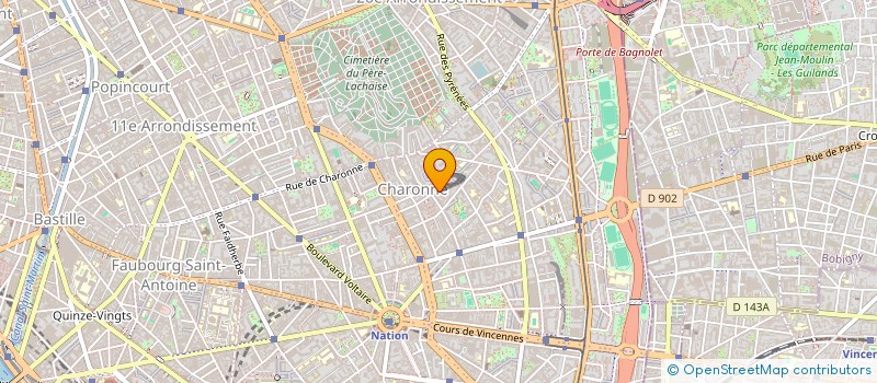 localisation de l'entreprise MADAME BEATRICE COUSTERE  PARIS