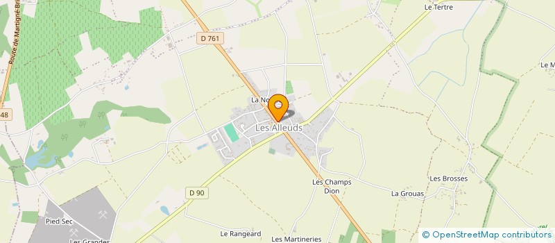 localisation de l'entreprise MADAME BEATRICE CROTTEREAU  LES GARENNES SUR LOIRE