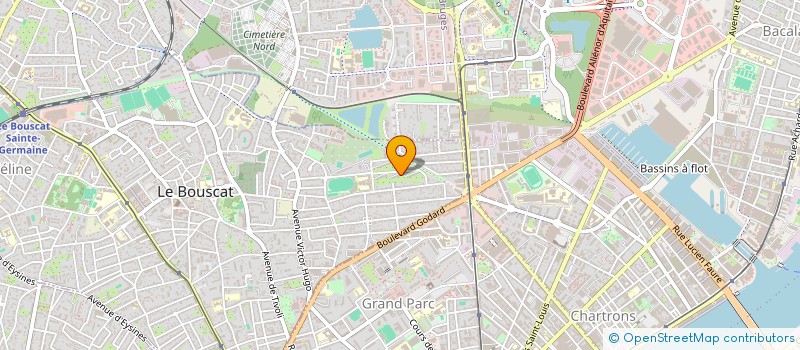 localisation de l'entreprise MADAME BEATRICE CROUZERY  LE BOUSCAT