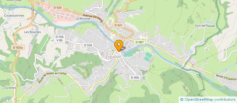 localisation de l'entreprise MADAME BEATRICE CROZAT à ESPALION