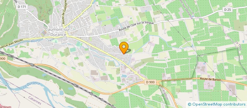 localisation de l'entreprise MADAME BEATRICE CROZE à CAUMONT-SUR-DURANCE