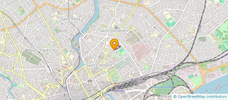 localisation de l'entreprise MADAME BEATRICE CRUVEILLER  NANTES