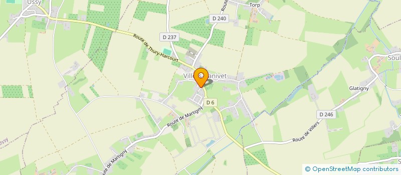 localisation de l'entreprise MADAME BEATRICE CUTULLIC  VILLERS-CANIVET