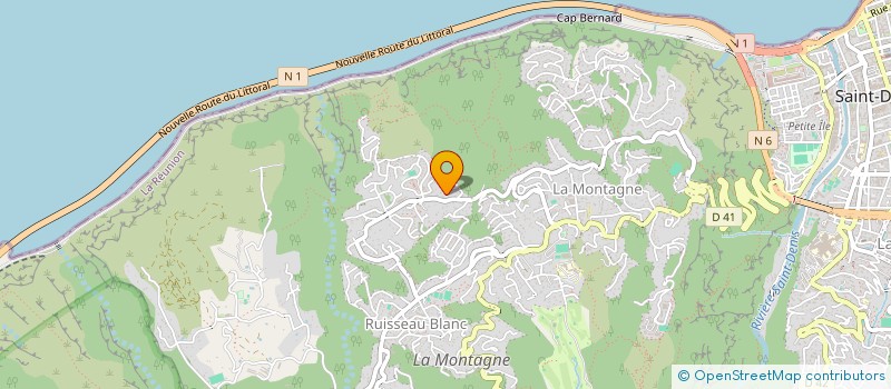 localisation de l'entreprise MADAME BEATRICE DANIEL  SAINT-DENIS