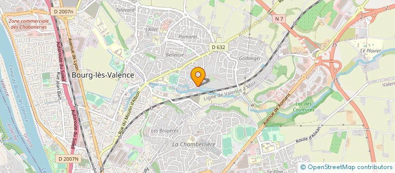 localisation de l'entreprise MADAME BEATRICE DANTZER à BOURG-LES-VALENCE