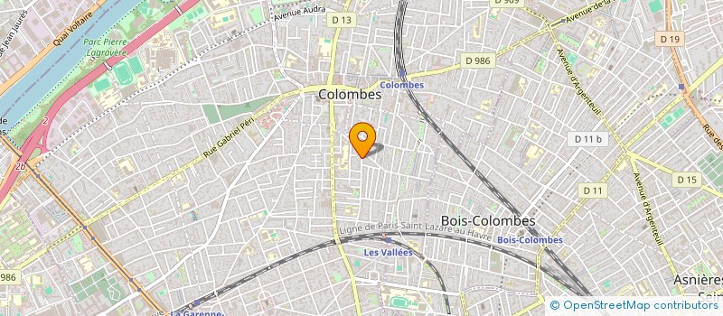 localisation de l'entreprise MADAME BEATRICE DE GAIGNERON DE MAROLLES  COLOMBES