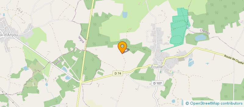 localisation de l'entreprise MADAME BEATRICE DE LANOE DE LA BASTILLE  ECUILLE