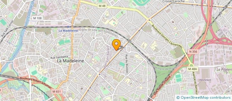 localisation de l'entreprise MADAME BEATRICE DE LATTRE à LILLE