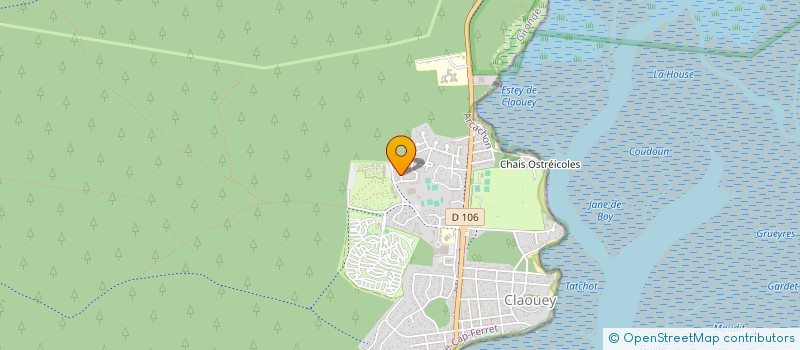 localisation de l'entreprise MADAME BEATRICE DE PASSEMAR DE SAINT ANDRE à LEGE-CAP-FERRET